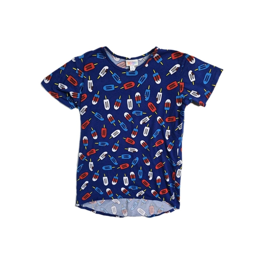 Lularoe Gracie Americana Size 12 Tunic Top Popsicle